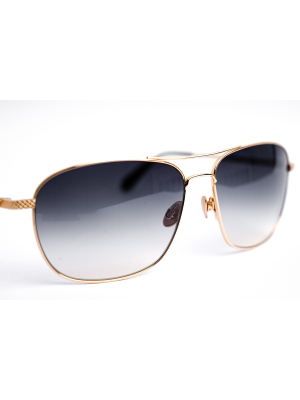 Bentley Titanium- Gold Plated-Gradual Blue Lens