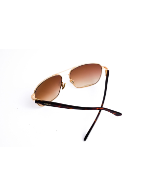 Bentley Titanium-Gold Plated-Havana Acetate-Rose Lens