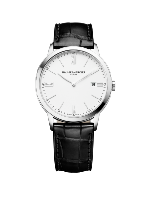 Baume & Marcier Classima Gents Watch 40mm White Dial