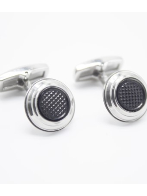 Bleu Pacific Cufflink in Stainless Steel  Ip black