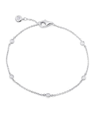 Crislu BEZEL BRACELET FINISHED IN PURE PLATINUM