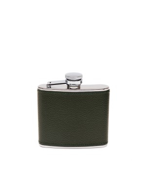 Ettinger Capra 4oz Captive Top Flask w. Funnel Forest Green