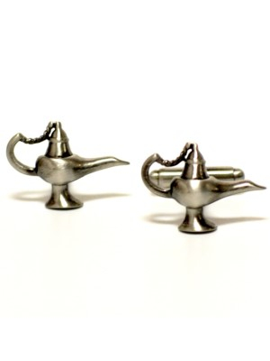 Genie Lantern Cufflinks Silver 