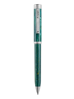 Montegrappa Zero Zodiac Sagittarius Ballpoint Pen, Palladium IP Steel