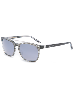 Montegrappa Sunglass - Polarized - Gray/Full Black Lenses - Unisex