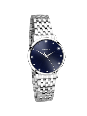 Sekonda Ladies watch, Steel Bracelet, Blue Dial