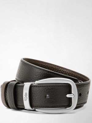 Reversible belt Cachemire Black/Espresso