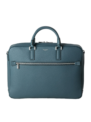 Serapian Slim briefcase Evolution Avio Blue