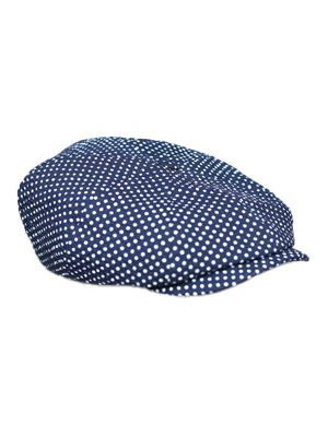 Mister Miller Theo's Moonlight - Newsboy cap in polka dot cotton