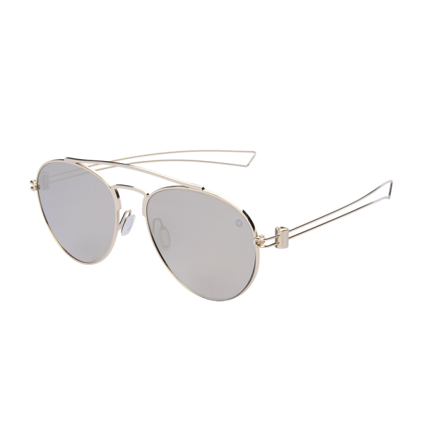 Momo Design Sunglasses Unisex Round Metal Frame 55 Super Ivory