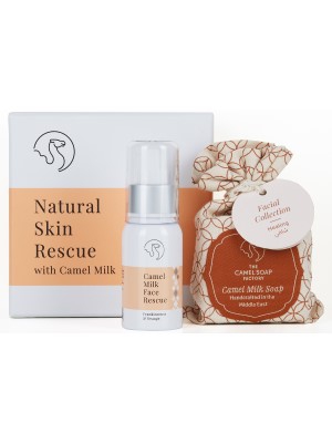 Natural Skin Rescue Face Care Gift Set - Healing (Dry or Stressed Skin) 