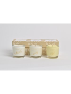 Ligth of Sakina Allegory of Love Gift Set of 3 100ml Candles