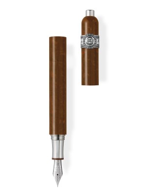 Montegrappa Cigar Fountain Pen, Silver